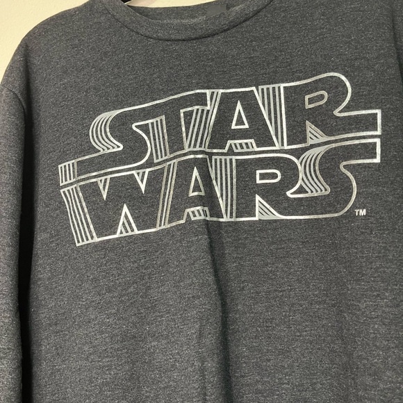 Star Wars Official Grey Crew Neck Sweater Size L - Picture 2 of 5